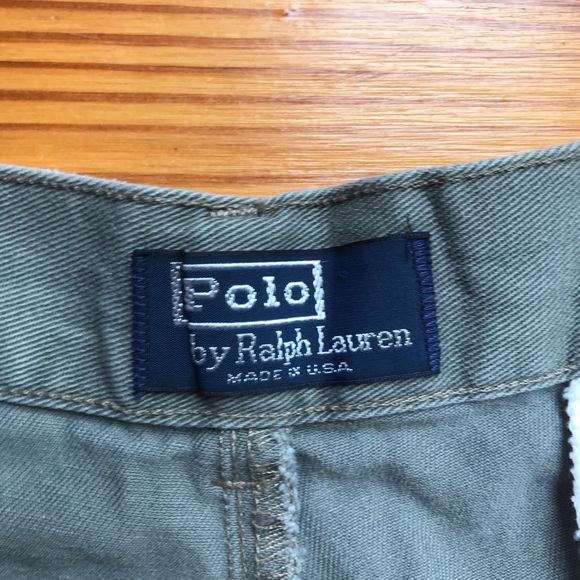 Polo Green Chino Shorts, GUC, 32 - Picture 4 of 11